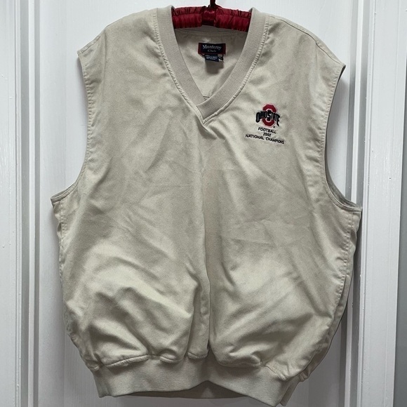 Ohio State Buckeyes V-Neck Vest Vintage 2002 Football National Championship - Picture 1 of 6